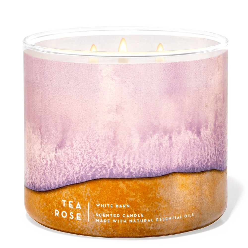 White Barn Tea Rose Candle 3 week candle natural essential oils perfect gift